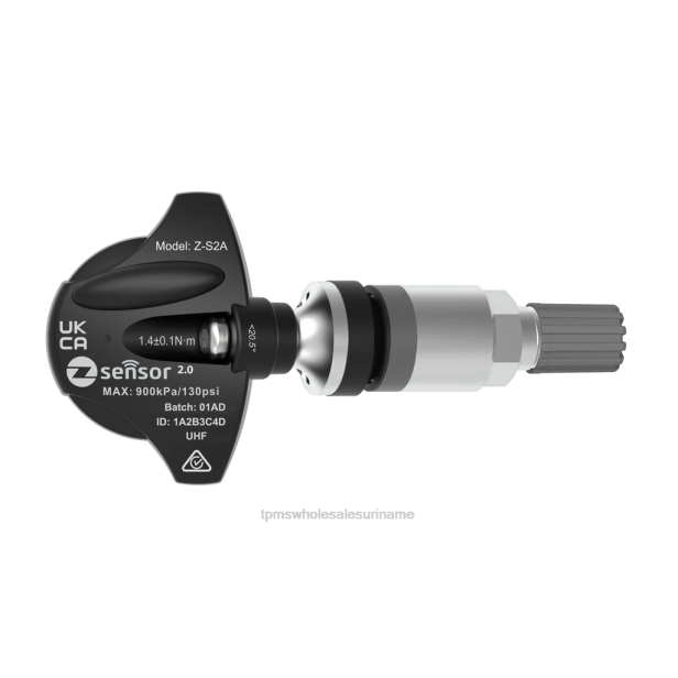 saab oe vervangende tpms-sensor - oe p/n 13172567 freq 433mhz - bandenspanning sensor vervangen kosten 24LT623 metalen klepsteel - zilver